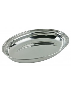 Deep steel oval dish - Kinghoff : KH-1383