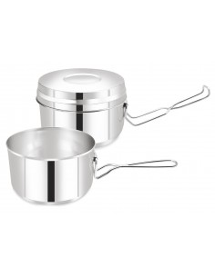 Menażki kempingowe w zestawie - 3 elementy - Kinghoff : KH-1373 2