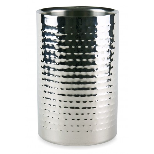 Double wall wine cooler - hammered finish - Kinghoff : KH-1504