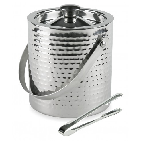 Hammered double wall ice bucket - Kinghoff : KH-1503