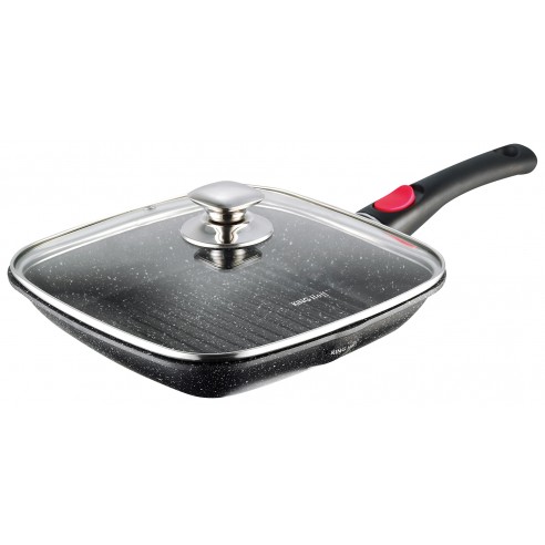 Casting nonstick grill pan with marble coating : KH-1511