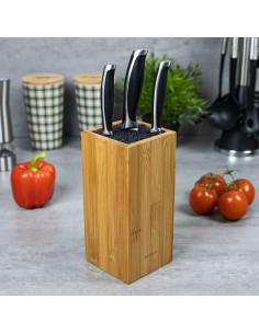 Bambusowy blok na noże 2