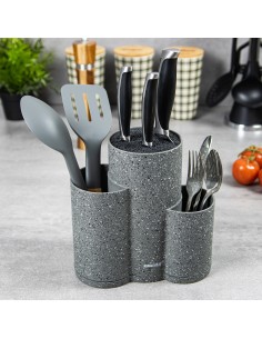 Blok na noże 3 w 1 marmurkowy 2