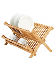 Dish Dryer, foldable. Bambus