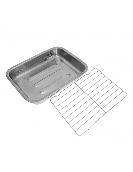 Baking tray with handles and grill - Kinghoff : KH-1377