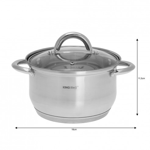 Cooking Pot Set Fissmann, Glass Cooking Pots Sets