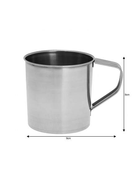Stainless steel mug with handle - Kinghoff : KH-1482