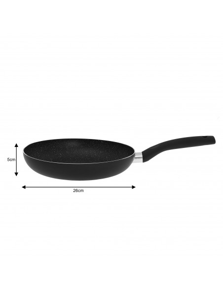 Frypan with marble coating