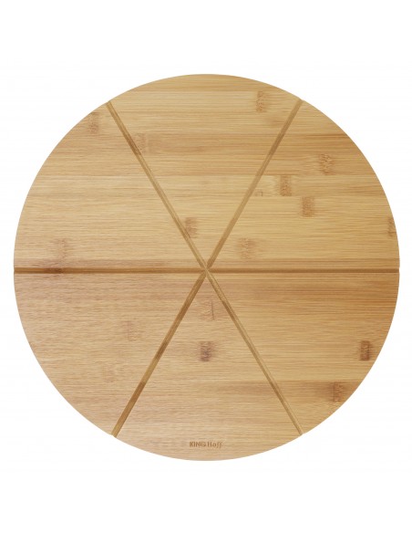 Bamboo pizza cutting board