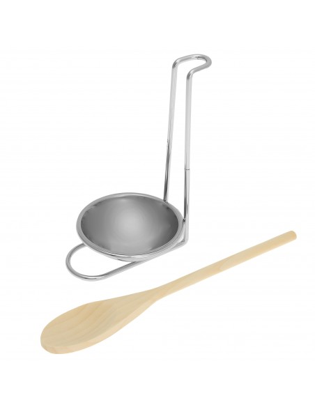 Wooden spoon with stand