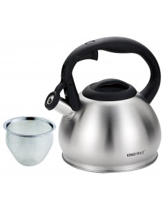 Whistling kettle with tea &...