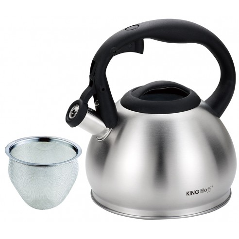 Whistling kettle with tea &...
