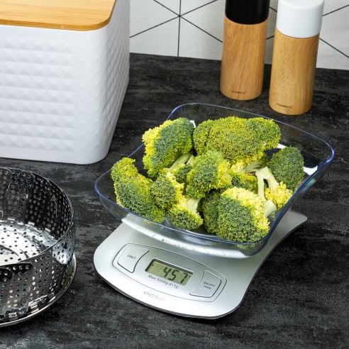 Taylor White Digital Kitchen Scale 11 Pound