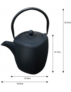 Gusseiserne Kanne mit Filter 2