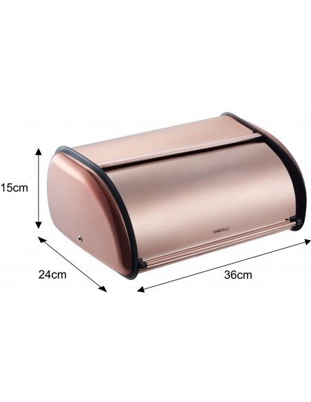 Breadbox, rose gold color,...