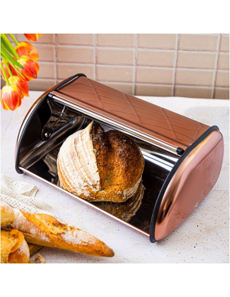 Breadbox, rose gold color,...