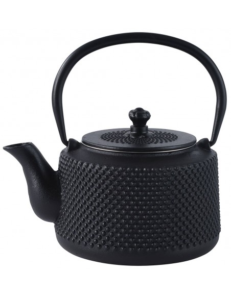 Cast iron tea pot with...