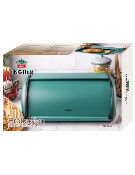 Breadbox, green, 44cm,...