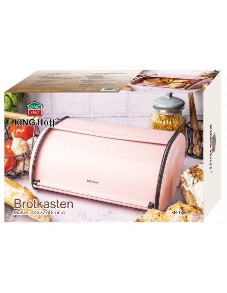 Brotkasten, rosa, 44cm,...