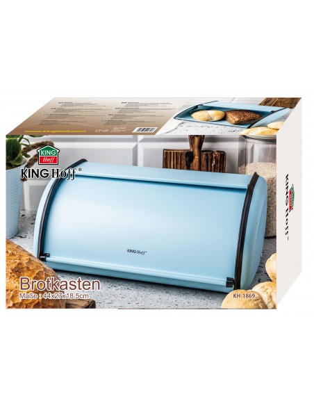 Brotkasten, blau, 44cm,...