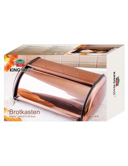 Breadbox, rose gold color,...