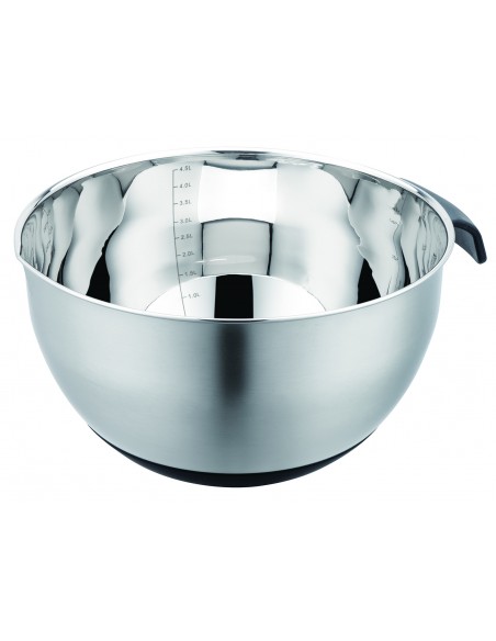 Steel bowl with lid,...