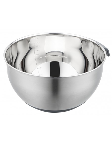 Steel bowl with lid,...