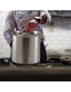 Stock pot, stainless steel,... 2